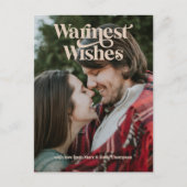 Warmste opmaakkaart voor Retro Type Post Briefkaart (Voorkant)