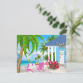 Warmste wensen en kerstmis feestdagenkaart (Staand voorkant)