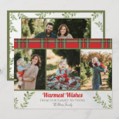 Warmste wensen met kerstcadeautjes Kaart (Voorkant / Achterkant)