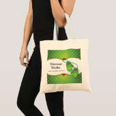 Warmste Wensen met Mitten Christmas Canvas tas (Voorkant (product))