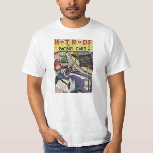 Warmte en raceauto's - klassieke afdekking t-shirt (Voorkant)