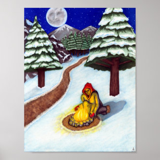"Warmte in Winter" door Holly Ann Cardstock Print