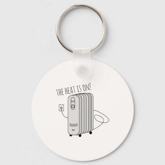 Warmte is ingeschakeld sleutelhanger (Voorkant)