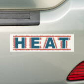 WARMTEbumpersticker Bumpersticker (Op auto)