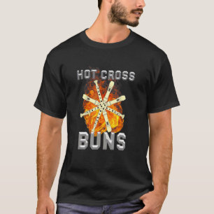 Warmtedwarsbalken en muziekinstrumenten voor schri t-shirt
