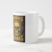 Warmtegeactiveerde kleur veranderende koffiekop extra grote beker (Voorkant rechts)