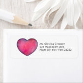 Warmteliefdesretouradreslabels Etiket (Insitu)