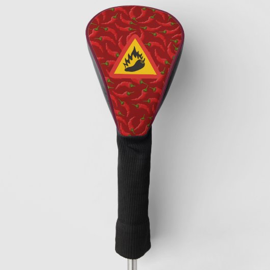 Warmtepepergevarenbord Golfheadcover (Voorkant)
