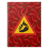 Warmtepepergevarenbord Notitieboek (Voorkant)