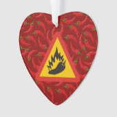 Warmtepepergevarenbord Ornament (voorkant)