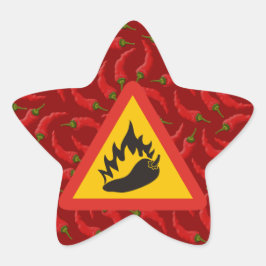 Warmtepepergevarenbord Ster Sticker