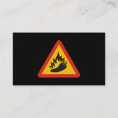 Warmtepepergevarenbord Visitekaartje (Achterkant)