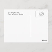 Warmteweg met laag profiel briefkaart (Achterkant)