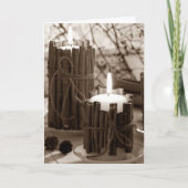 WARMTH, JOY, HOUD VAN CHRISTMAS FEESTDAGEN KAART (Voorkant)