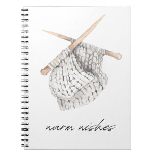 Warmwensen, breien, geweven notitieboek