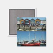 Warnemünde Magneet (Voorkant / Achterkant)