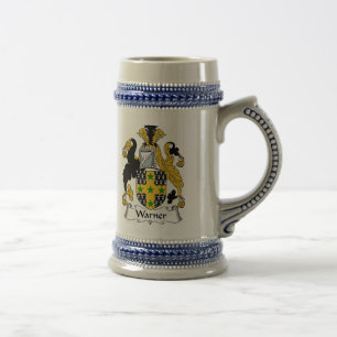 Warner Coat of Arms Stein - Familie Crest Bierpul
