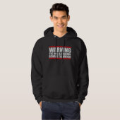 Warning Dog Is Amazing Beware Owner Protective Fun Hoodie (Voorkant volledig)