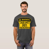Warning I Cause Safety Briefs Funny EMS Fire T-shirt (Voorkant volledig)
