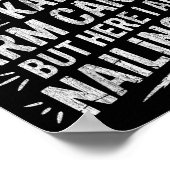 Warning It's Noteasy To Be Karen's Arm Candy  Poster (Hoek)