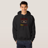 Warning May Constantly Talk About Drones Pilot Dro Hoodie (Voorkant volledig)
