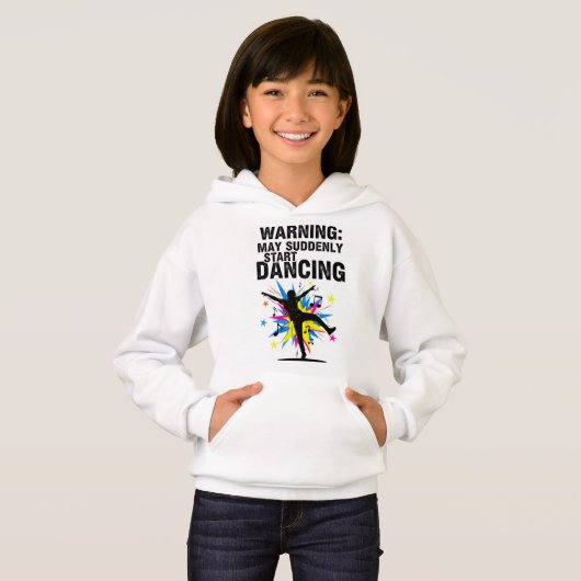 Warning: May Suddenly Start Dancing design (Voorkant volledig)
