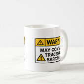 Warning: Sarcasm Inside – Office Mug Koffiemok (Voorkant rechts)
