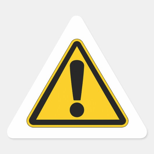 Warning Sticker (Voorkant)