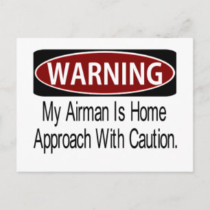 Warningairmanbk Briefkaart