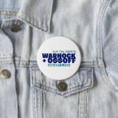 Warnock Our Ossoff Ronde Button 7,6 Cm (In situ)