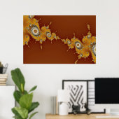 Warp - Fractal Poster (Thuiskantoor)