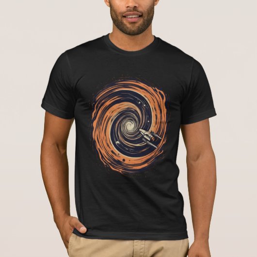 Warp through Space T-Shirt Design (Voorkant)