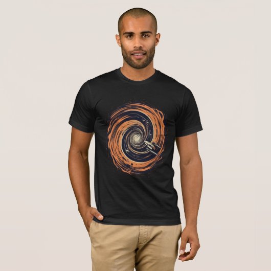 Warp through Space T-Shirt Design (Voorkant volledig)