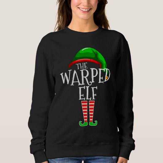 Warped Elf   Family Matching Group Christmas   Squ Trui (Voorkant)
