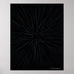 Warpsnelheidsbeweging Poster