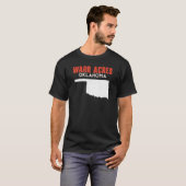 Warr Acres USA State America Travel Oklahoman T-shirt (Voorkant volledig)