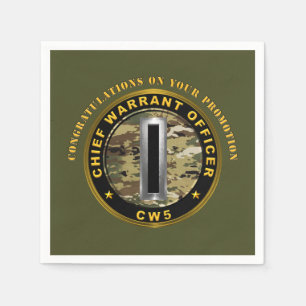 Warrant Officer 5 (CW5) Bevordering Servet