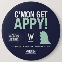 Warren 2020 - Bailey - C'Mon Haal APPY! Ronde Button 6,0 Cm