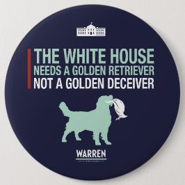 Warren 2020 - Bailey - Golden Retriever Ronde Button 6,0 Cm
