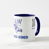 Warren Auto Wreckers Coffee Mug Rm (Devant droit)
