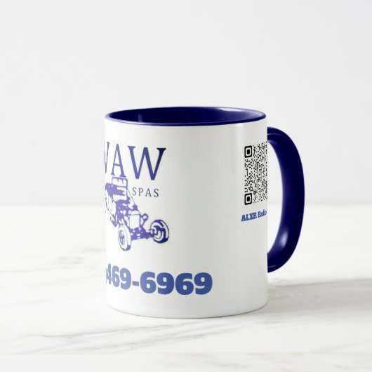 Warren Auto Wreckers Coffee Mug Rm (Devant droit)