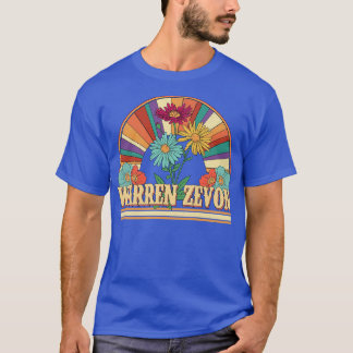 Warren Bloemen Naam Zevon Gepersonaliseerde Gifts T-shirt