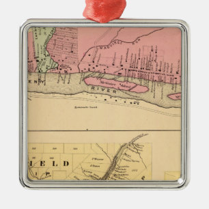 Warren Co oliegebied Metalen Ornament