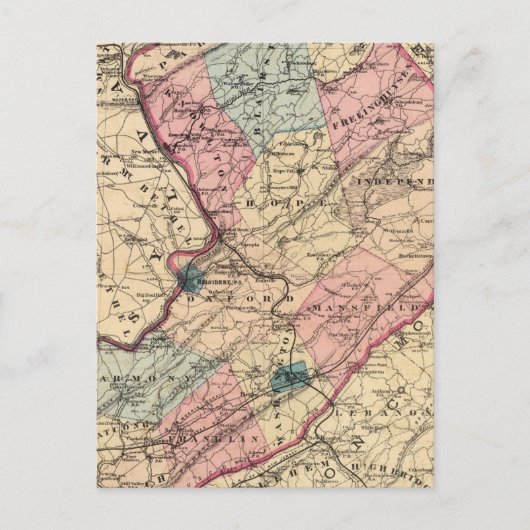 Warren County Briefkaart (Voorkant)