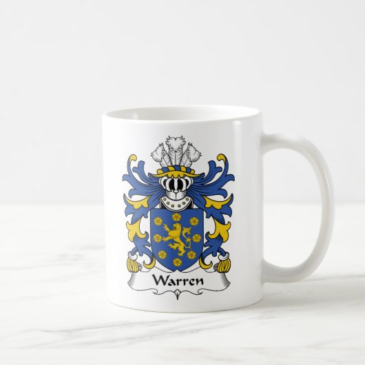 Warren Family Crest Koffiemok (Rechts)