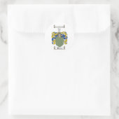 Warren Family Crest Ronde Sticker (Tas)