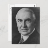 Warren G. Harding 29 Briefkaart (Voorkant / Achterkant)