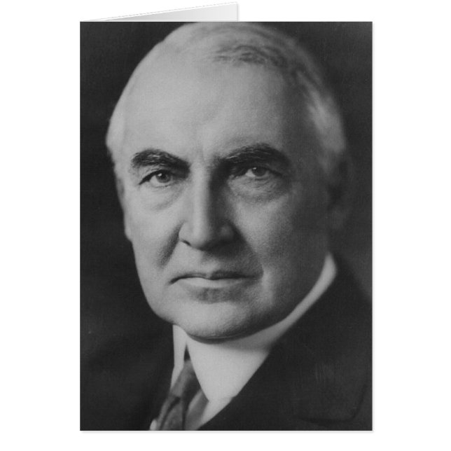 Warren G. Harding 29e Président (Devant)