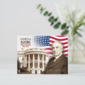 Warren G. Harding - 29e President van de VS Briefkaart (Staand voorkant)