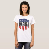 WARREN sterren en strepen T-shirt (Voorkant volledig)